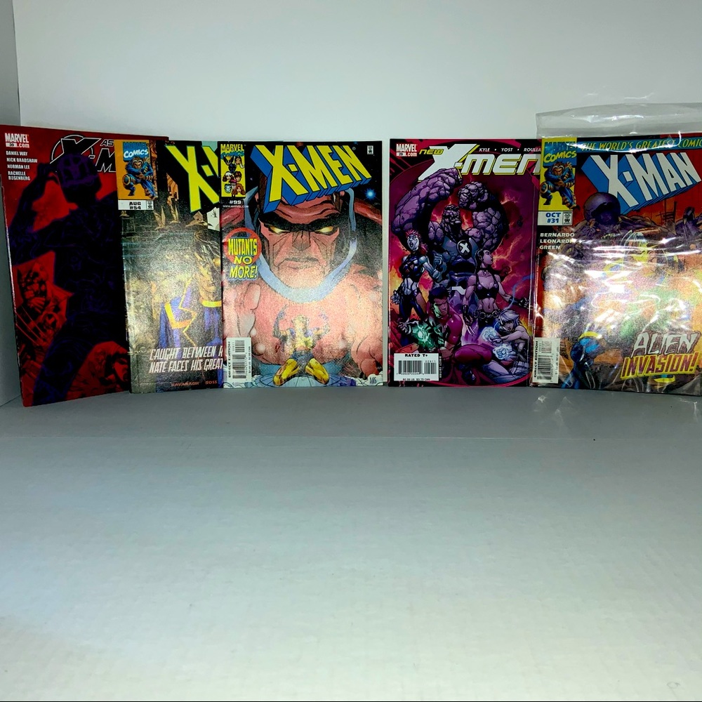 Comic books! X-men and bonus